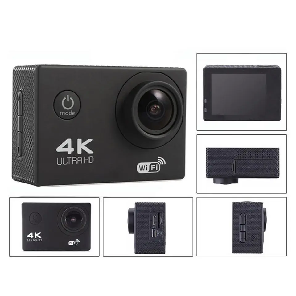 Aksiyon Kamerası Wi-Fi KS503 4K Ultra HD 170 Derece 32 Gb Aksiyon Kamerası Wi-Fi KS503 4K Ultra HD 170 Derece 32 Gb