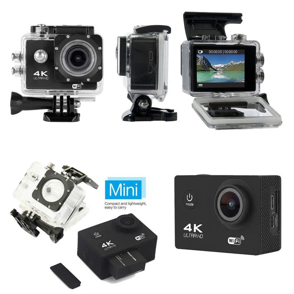 Aksiyon Kamerası Wi-Fi KS503 4K Ultra HD 170 Derece 32 Gb Aksiyon Kamerası Wi-Fi KS503 4K Ultra HD 170 Derece 32 Gb