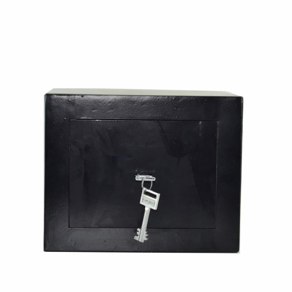 Anahtarlı Ev Ofis Kasası Çelik Kasa 30x19x27 Cm Anahtarlı Ev Ofis Kasası Çelik Kasa 30x19x27 Cm