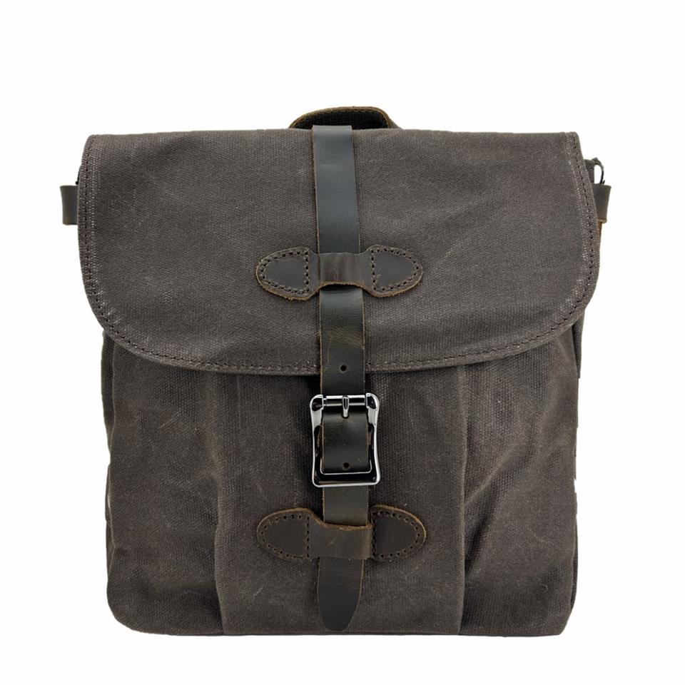 Ççs 31487 Mumlanmış Kanvas Retro Omuz Çantası Kahve Ççs 31487 Mumlanmış Kanvas Retro Omuz Çantası Kahve
