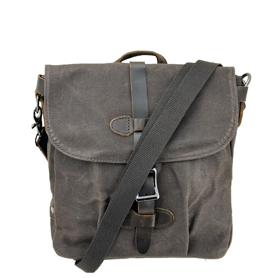 Ççs 31487 Mumlanmış Kanvas Retro Omuz Çantası Kahve Ççs 31487 Mumlanmış Kanvas Retro Omuz Çantası Kahve