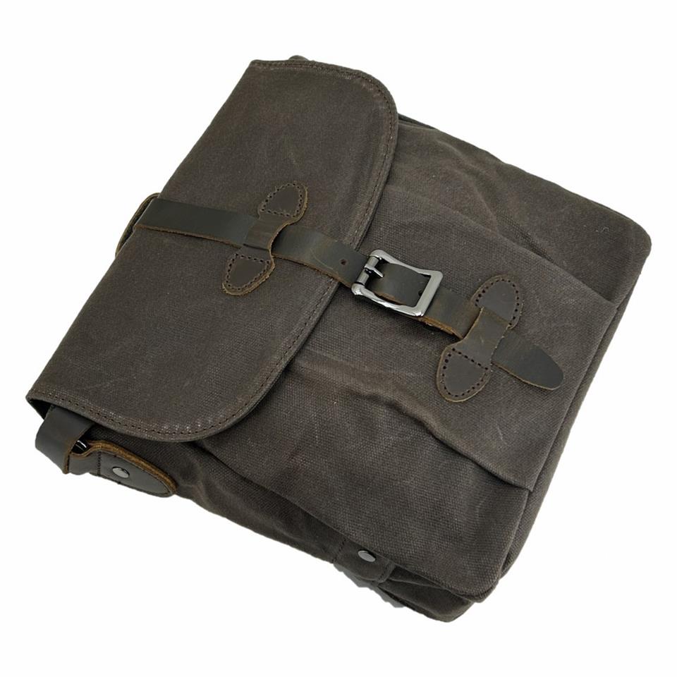 Ççs 31487 Mumlanmış Kanvas Retro Omuz Çantası Kahve Ççs 31487 Mumlanmış Kanvas Retro Omuz Çantası Kahve