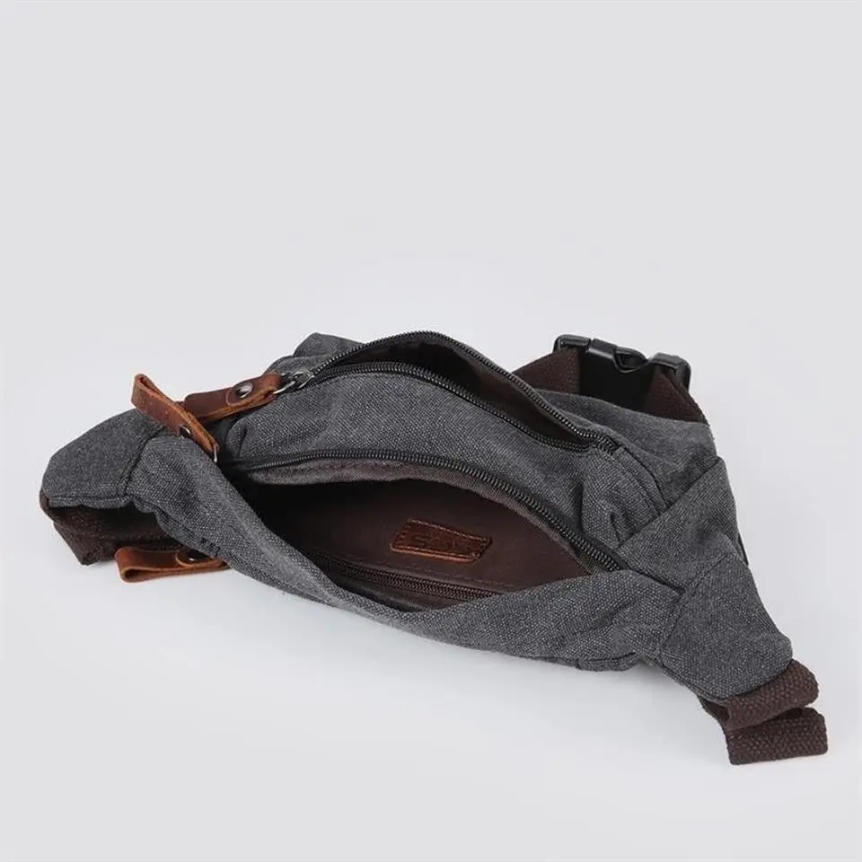 Ççs 31516 Sport Kanvas Bel Çantası Siyah Ççs 31516 Sport Kanvas Bel Çantası Siyah