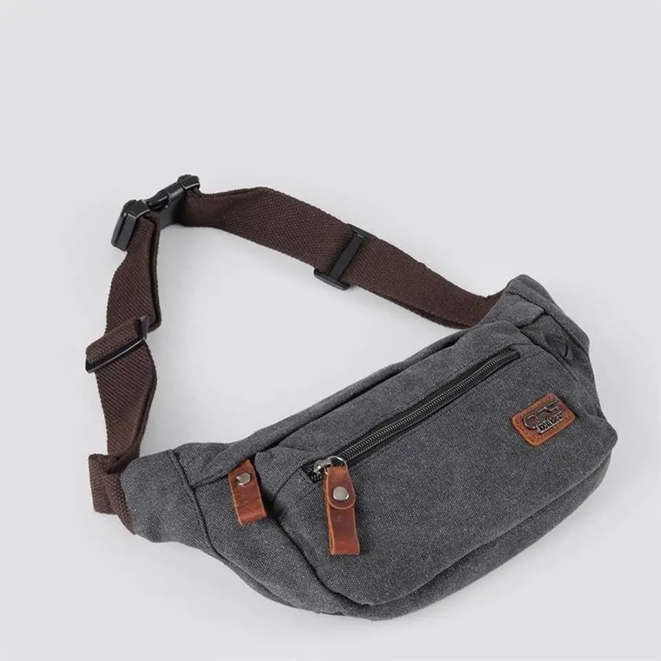 Ççs 31516 Sport Kanvas Bel Çantası Siyah Ççs 31516 Sport Kanvas Bel Çantası Siyah