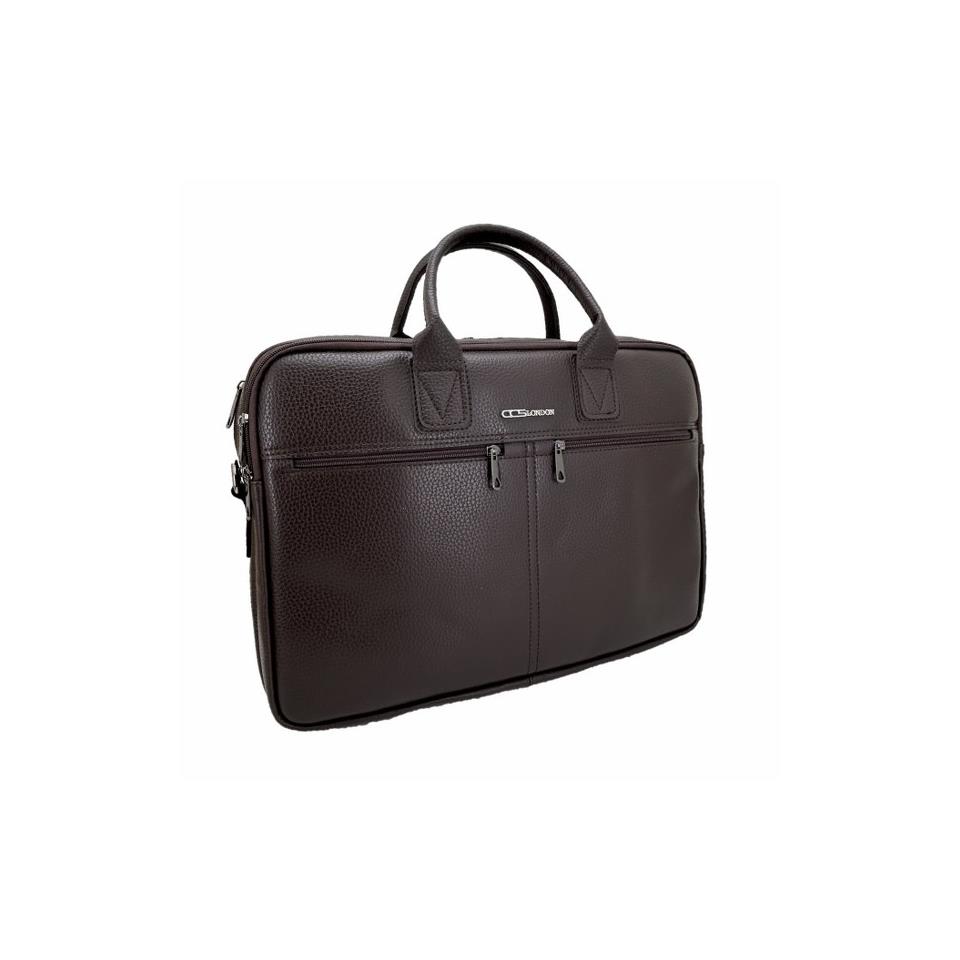 Ççs London 71452 Vegan Deri Laptop Evrak Çantası 15 İnç Kahve Ççs London 71452 Vegan Deri Laptop Evrak Çantası 15 İnç Kahve