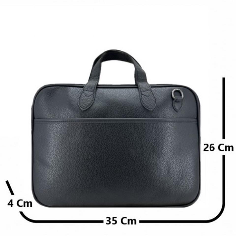 Ççs London 71455 Vegan Laptop Evrak Çantası 13 İnç Siyah Ççs London 71455 Vegan Laptop Evrak Çantası 13 İnç Siyah