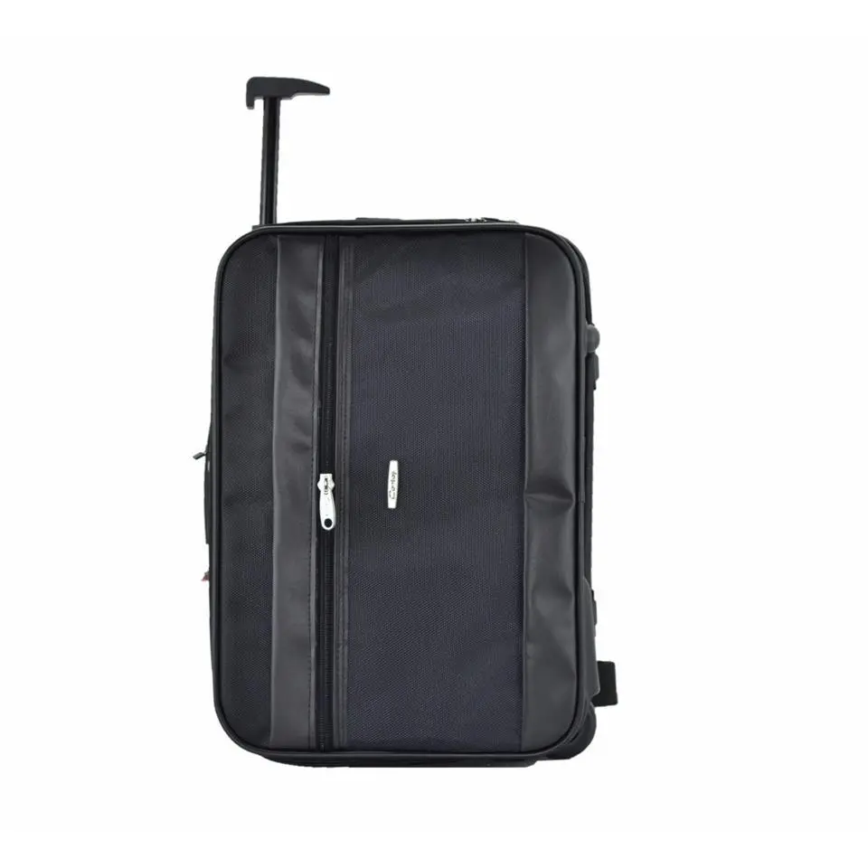 Çekçekli Kabin Boy Seyahat ve Business Çanta 42 Cm Siyah Çekçekli Kabin Boy Seyahat ve Business Çanta 42 Cm Siyah