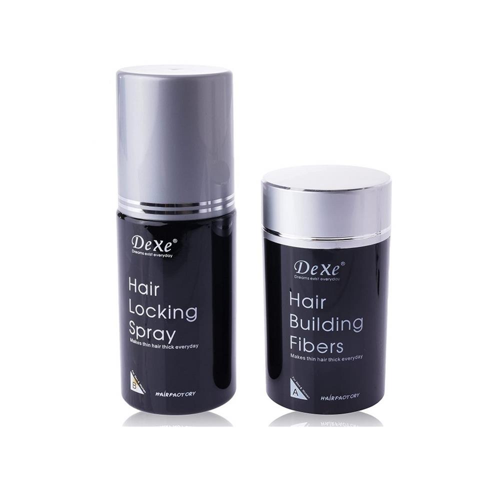 Dexe Saç Dolgunlaştırıcı Fiber Keratin Toz ve Sprey Siyah Dexe Saç Dolgunlaştırıcı Fiber Keratin Toz ve Sprey Siyah