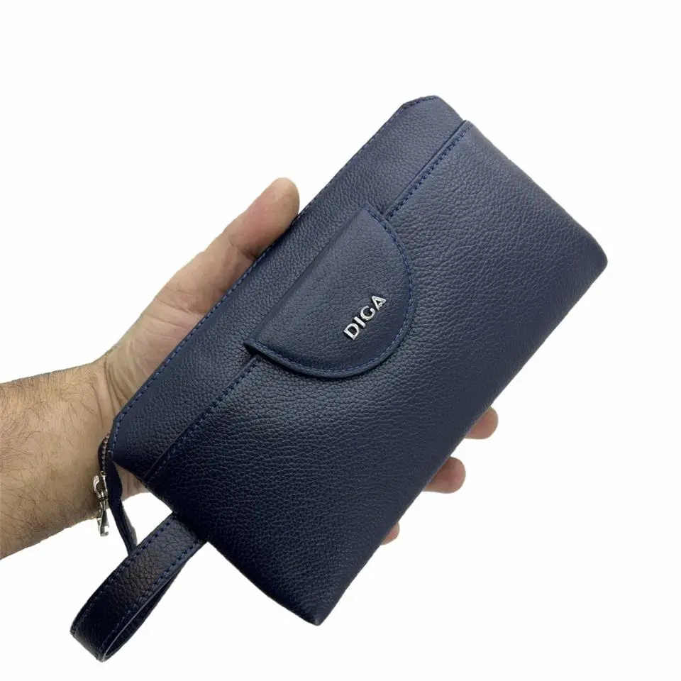 Diga Hakiki Deri 3006 Dopp Kit El Çantası Lacivert Diga Hakiki Deri 3006 Dopp Kit El Çantası Lacivert