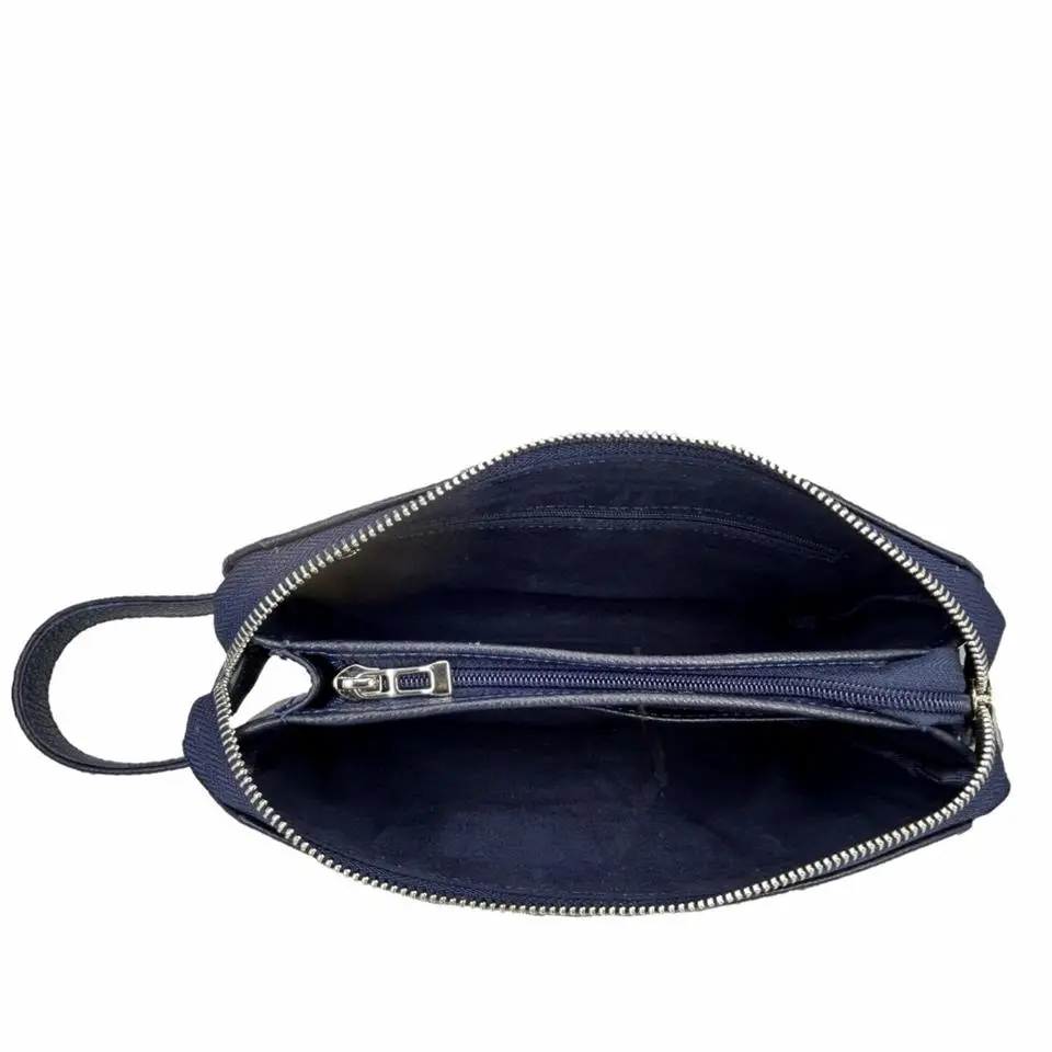 Diga Hakiki Deri 3006 Dopp Kit El Çantası Lacivert Diga Hakiki Deri 3006 Dopp Kit El Çantası Lacivert