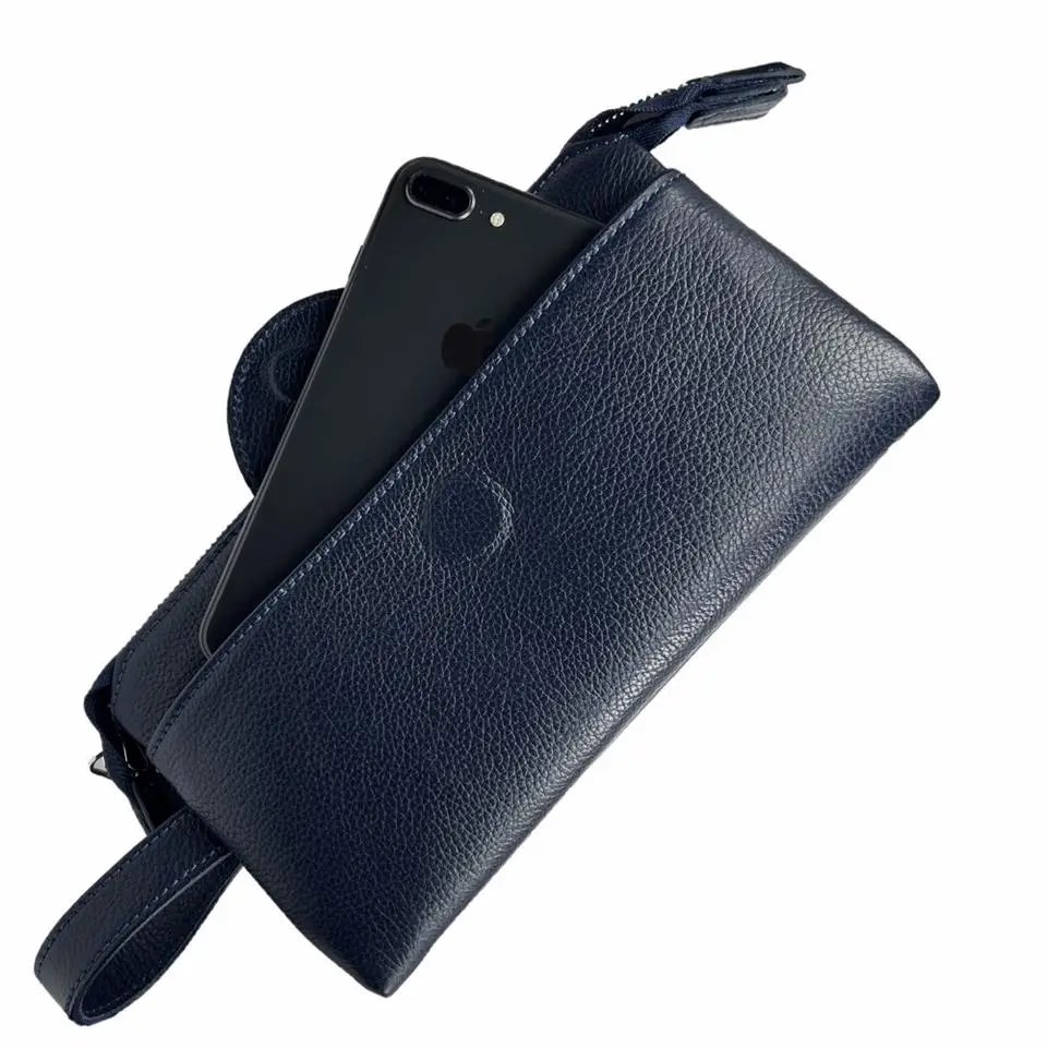 Diga Hakiki Deri 3006 Dopp Kit El Çantası Lacivert Diga Hakiki Deri 3006 Dopp Kit El Çantası Lacivert