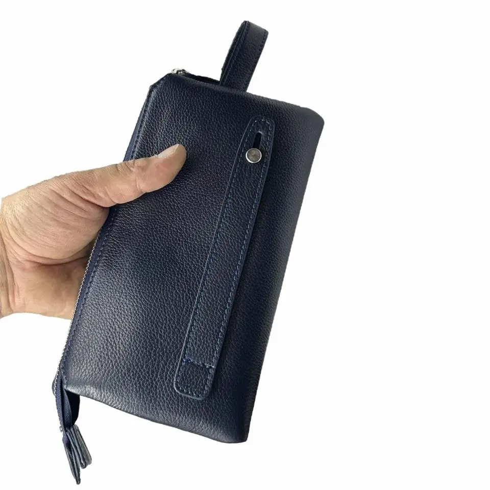 Diga Hakiki Deri 3006 Dopp Kit El Çantası Lacivert Diga Hakiki Deri 3006 Dopp Kit El Çantası Lacivert