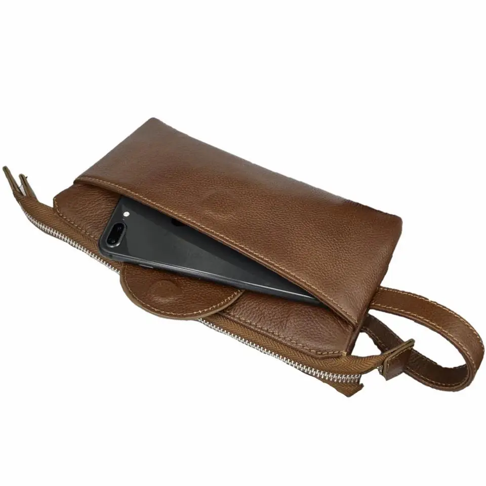 Diga Hakiki Deri 3006 Dopp Kit El Çantası Taba Diga Hakiki Deri 3006 Dopp Kit El Çantası Taba