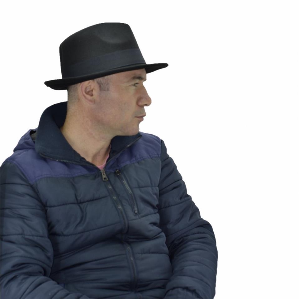 Fötr Fedora Şapka Panama Kasket Siyah Fötr Fedora Şapka Panama Kasket Siyah