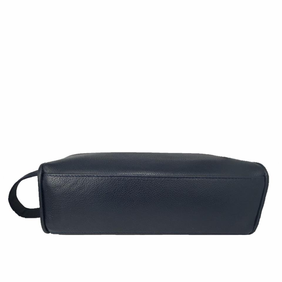 Hakiki Deri CA251 Dopp Kit El Çantası Lacivert Hakiki Deri CA251 Dopp Kit El Çantası Lacivert