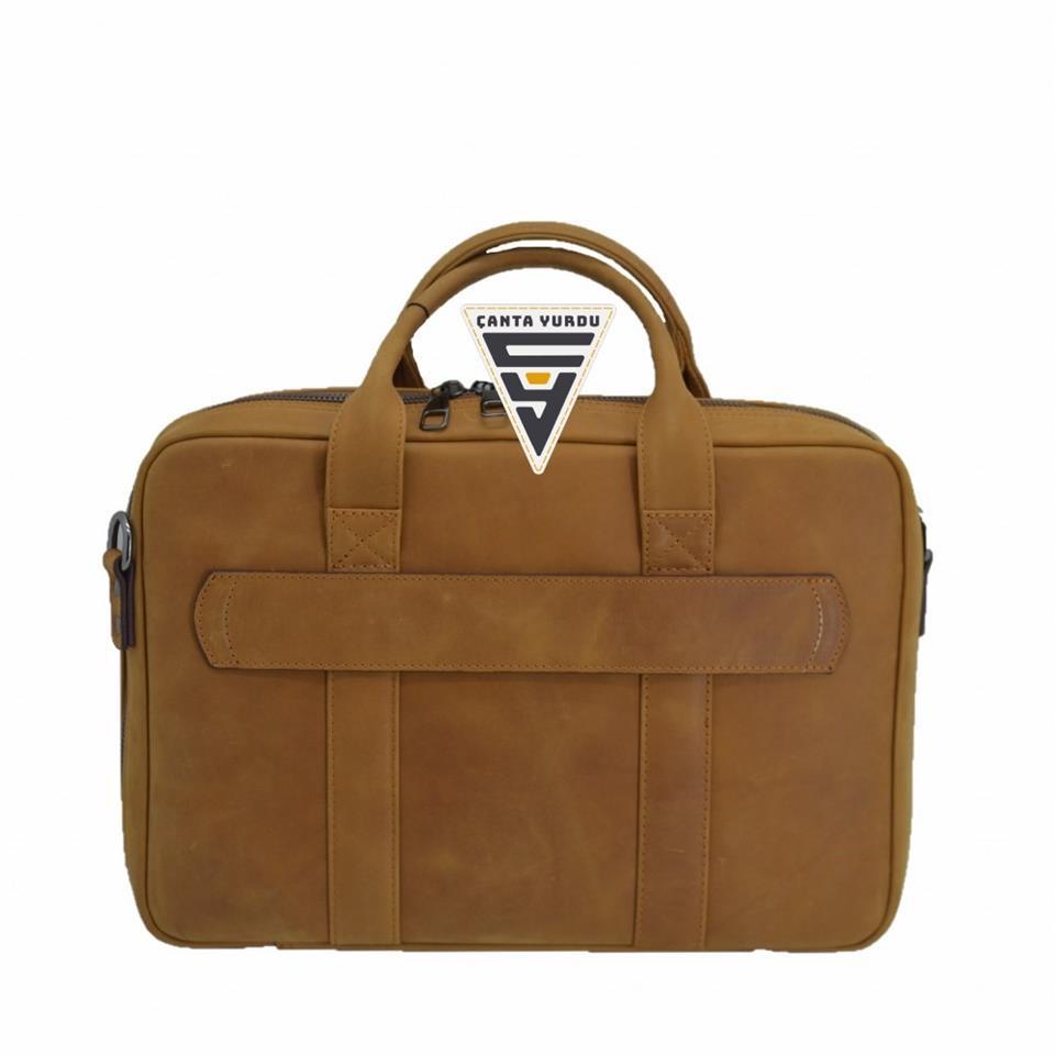 Hakiki Deri Evrak ve Laptop Organizer Çanta 13 İnç Taba Hakiki Deri Evrak ve Laptop Organizer Çanta 13 İnç Taba
