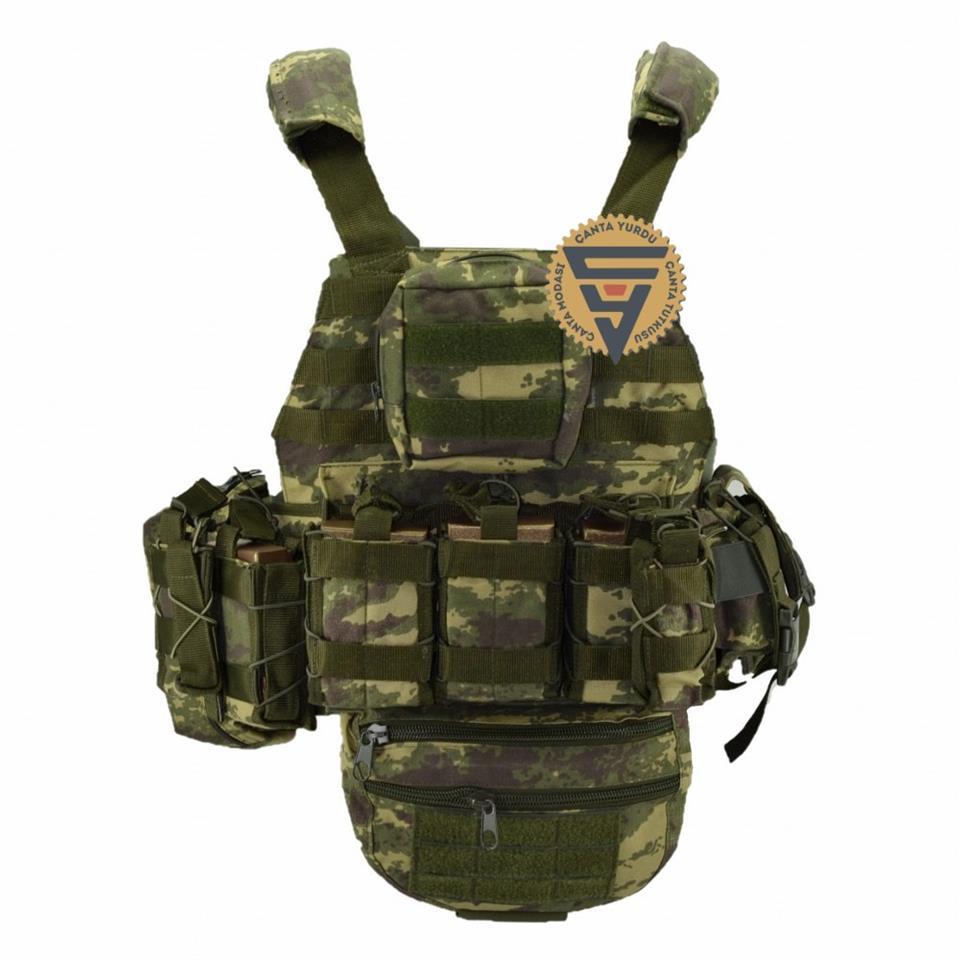Multifonksiyonel Cordura Askeri Taktik Yelek Haki Kamuflaj Multifonksiyonel Cordura Askeri Taktik Yelek Haki Kamuflaj