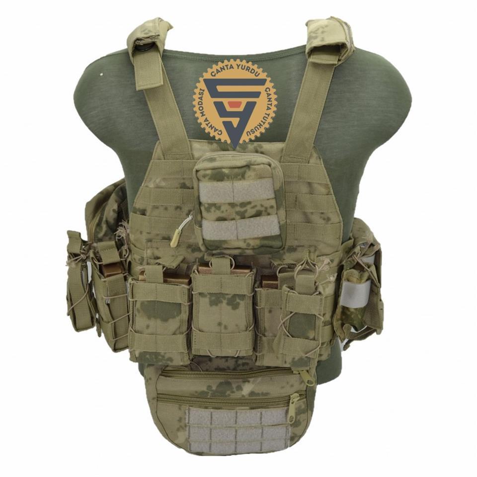 Multifonksiyonel Cordura Askeri Taktik Yelek Jand Kamuflaj Multifonksiyonel Cordura Askeri Taktik Yelek Jand Kamuflaj