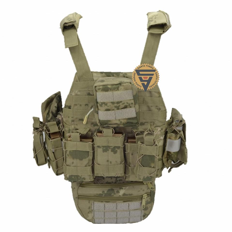 Multifonksiyonel Cordura Askeri Taktik Yelek Jand Kamuflaj Multifonksiyonel Cordura Askeri Taktik Yelek Jand Kamuflaj