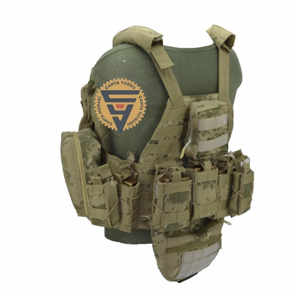 Multifonksiyonel Cordura Askeri Taktik Yelek Jand Kamuflaj Multifonksiyonel Cordura Askeri Taktik Yelek Jand Kamuflaj