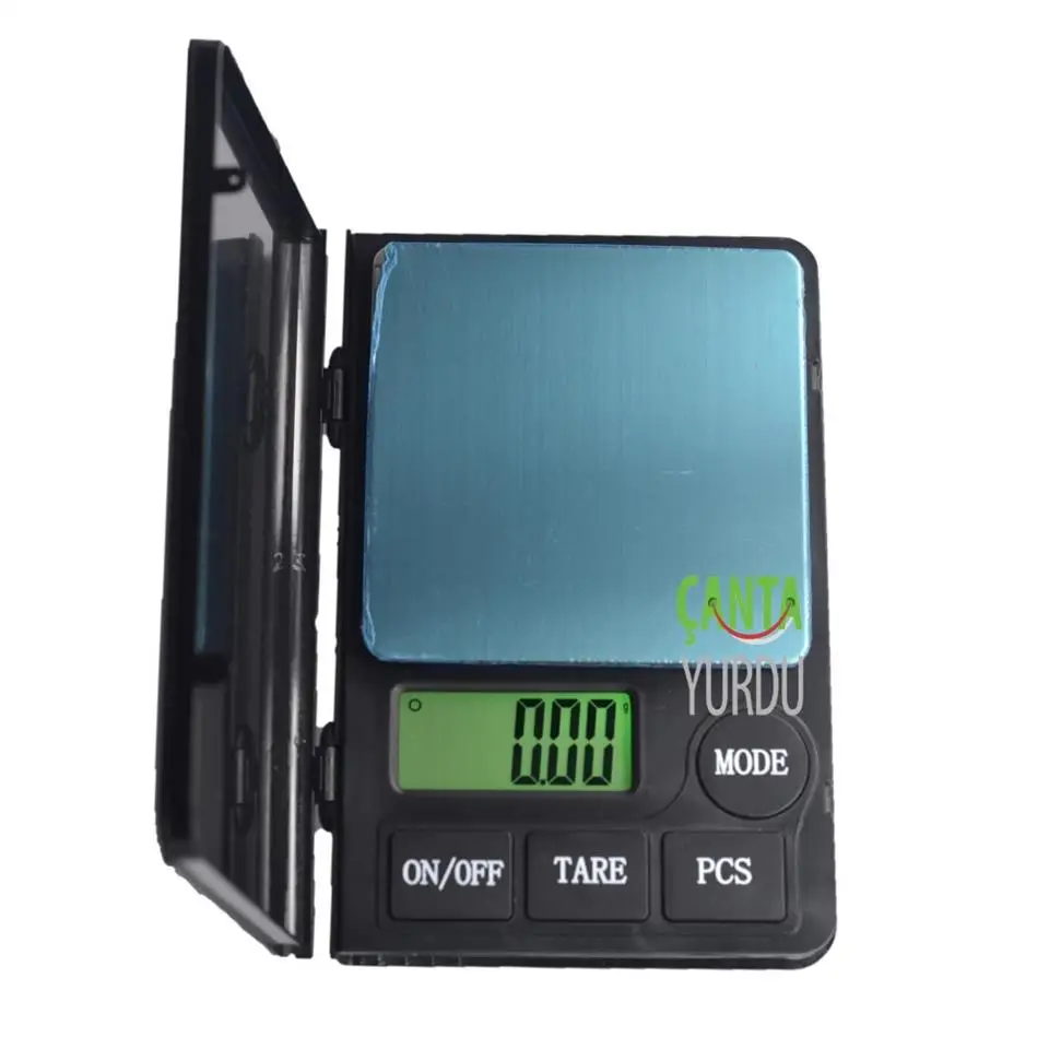Notebook Mini Cep Terazisi 1000 ile 0.01 Gr Hassasiyetli Notebook Mini Cep Terazisi 1000 ile 0.01 Gr Hassasiyetli