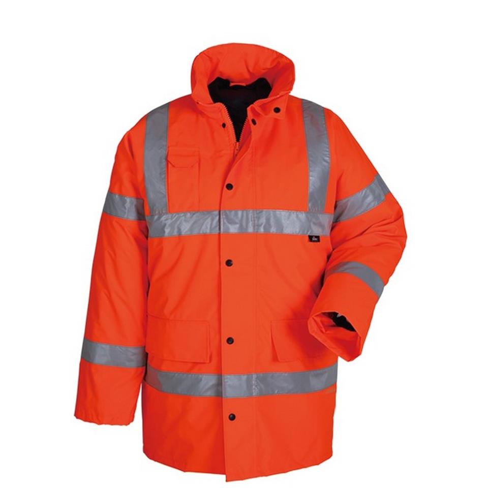 Reflektörlü 300D Oxford İçi Kapitoneli Parka Mont Turuncu Reflektörlü 300D Oxford İçi Kapitoneli Parka Mont Turuncu