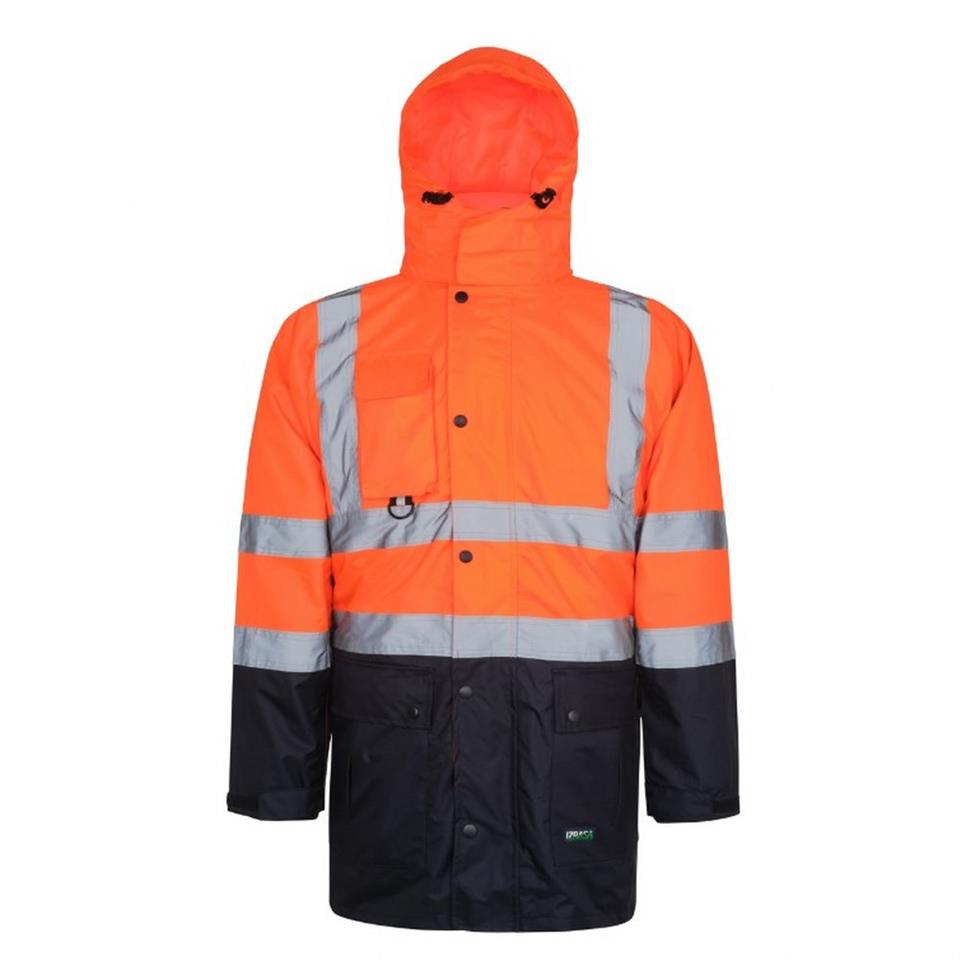 Reflektörlü 5+1 Farklı Kullanımlı Oxford 300D Parka Turuncu Reflektörlü 5+1 Farklı Kullanımlı Oxford 300D Parka Turuncu