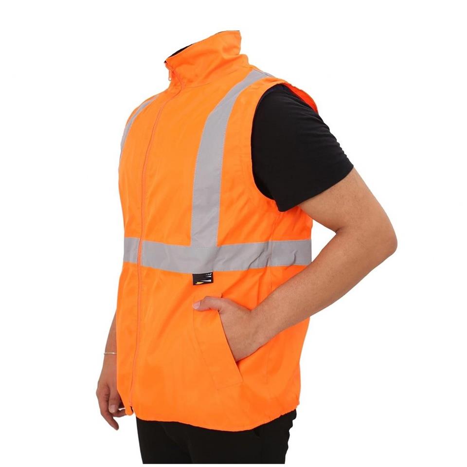 Reflektörlü 5+1 Farklı Kullanımlı Oxford 300D Parka Turuncu Reflektörlü 5+1 Farklı Kullanımlı Oxford 300D Parka Turuncu