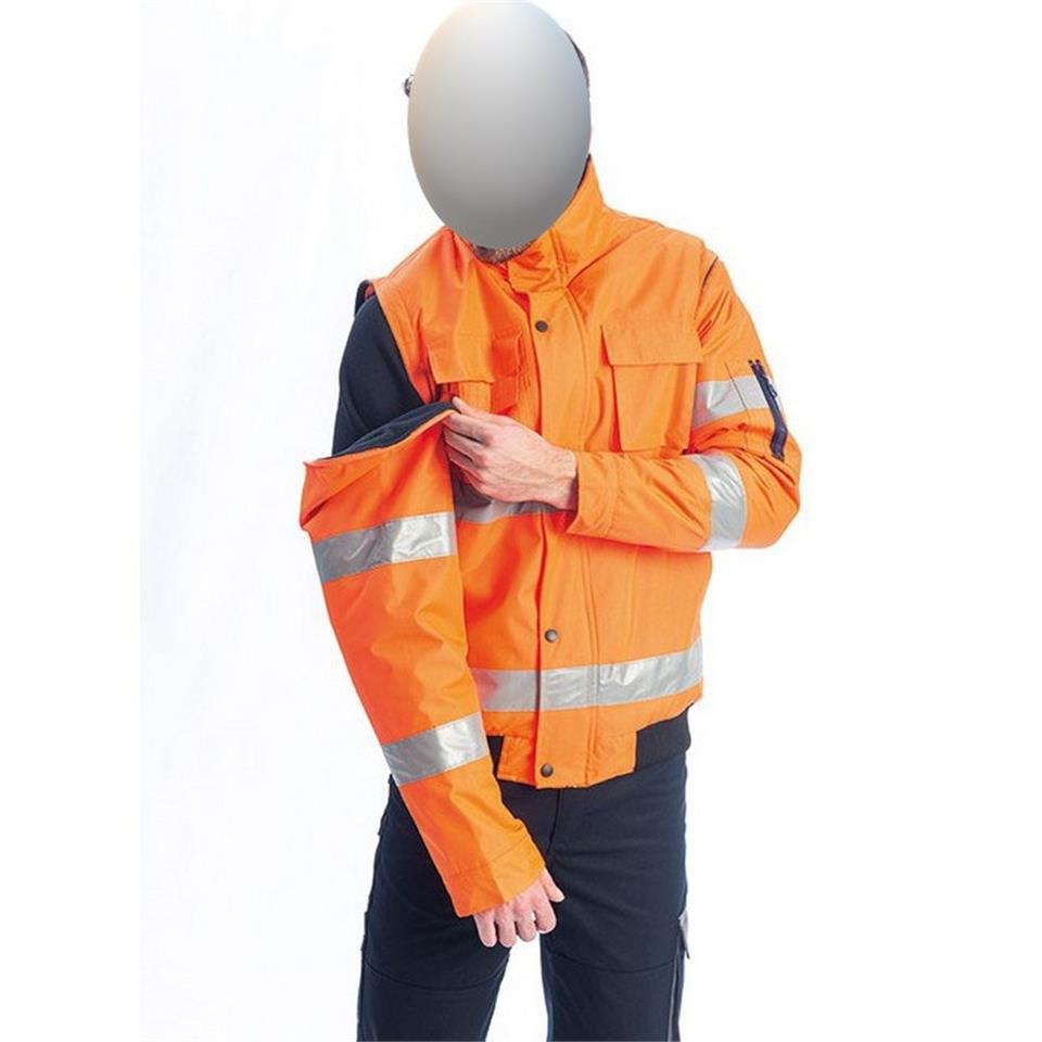 Reflektörlü Oxford Çift Renk 300D Oxford 5+1 Parka Turuncu Reflektörlü Oxford Çift Renk 300D Oxford 5+1 Parka Turuncu