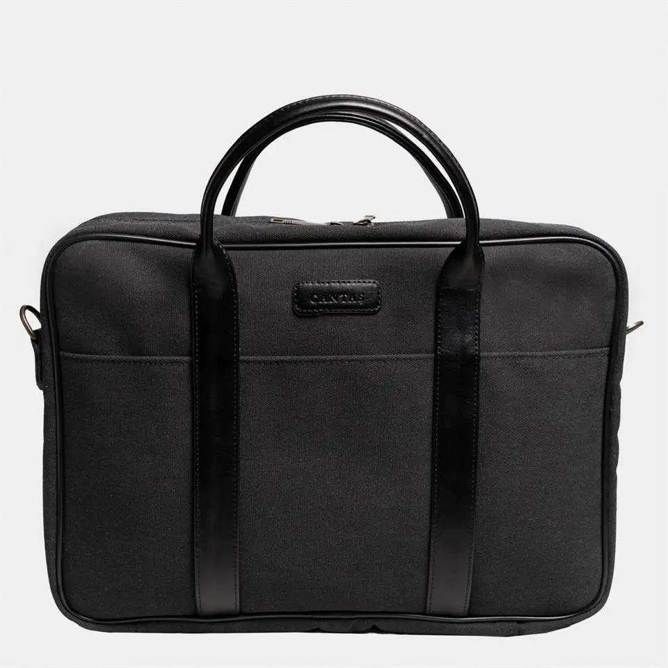 Retro Kanvas 35X23 Evrak ve Laptop Çantası 13 İnç Siyah Retro Kanvas 35X23 Evrak ve Laptop Çantası 13 İnç Siyah