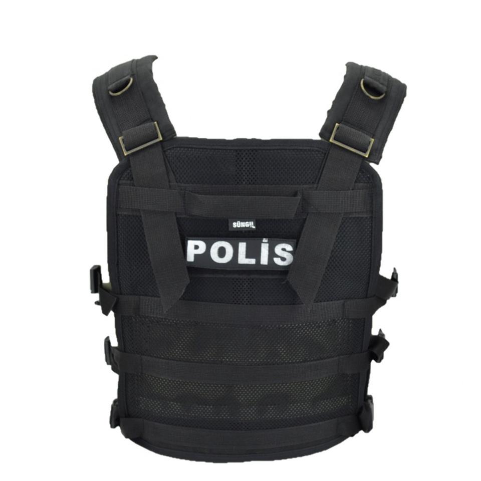 Taktikal Polis Hcm Şarjr Yeleği Siyah Taktikal Polis Hcm Şarjr Yeleği Siyah