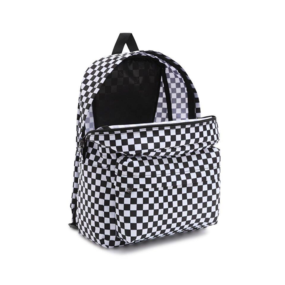 Vans Mn Old Skool Check Backpack Sırt Çantası Damalı Beyaz Vans Mn Old Skool Check Backpack Sırt Çantası Damalı Beyaz