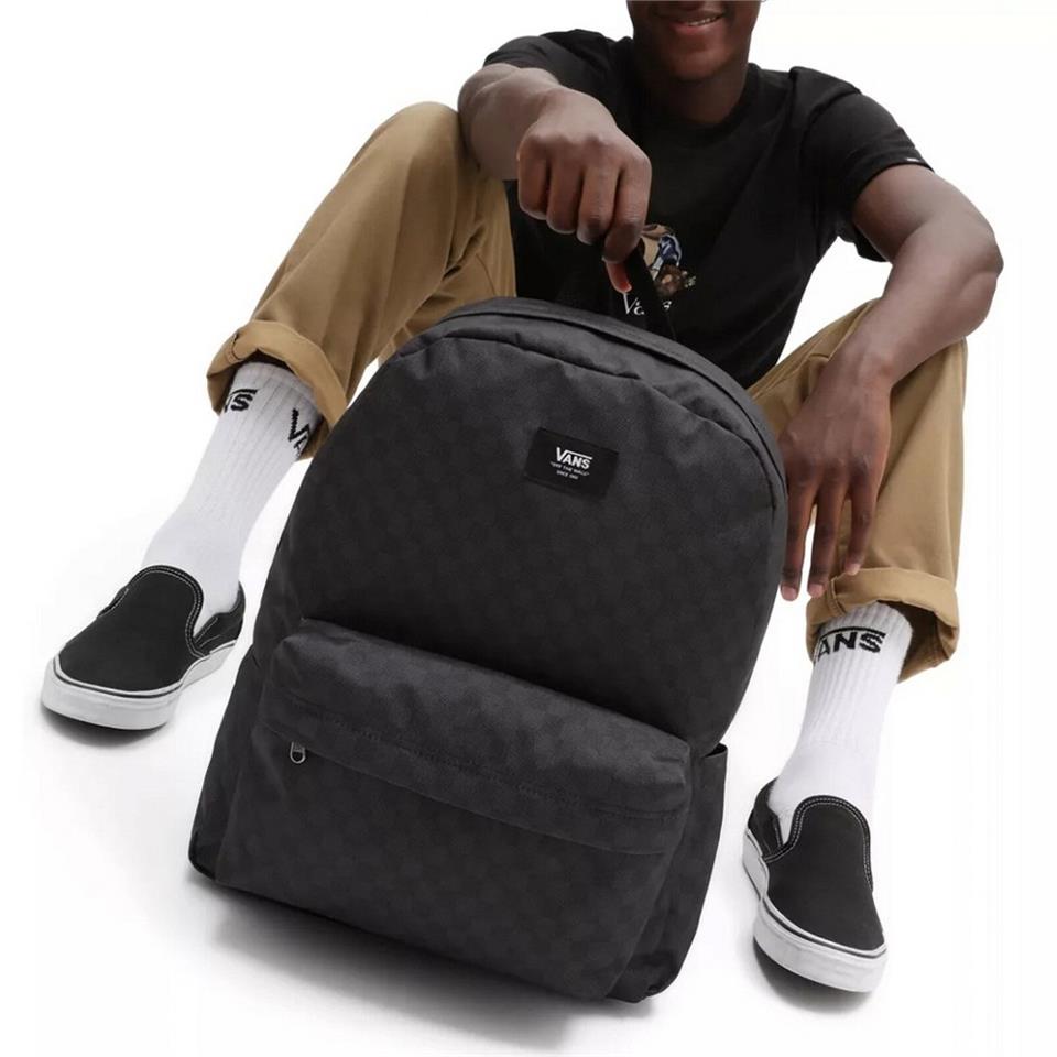 Vans Mn Old Skool Check Backpack Sırt Çantası Siyah Vans Mn Old Skool Check Backpack Sırt Çantası Siyah